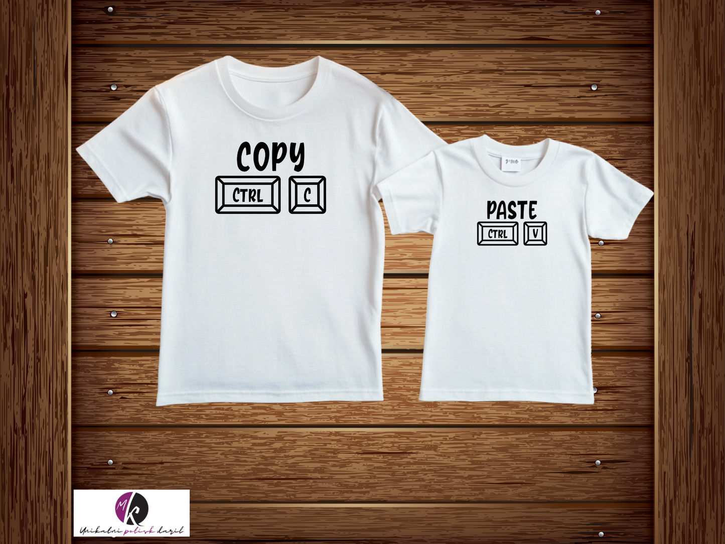 Ujemajoče majice zanjo in zanj (COPY & PASTE)