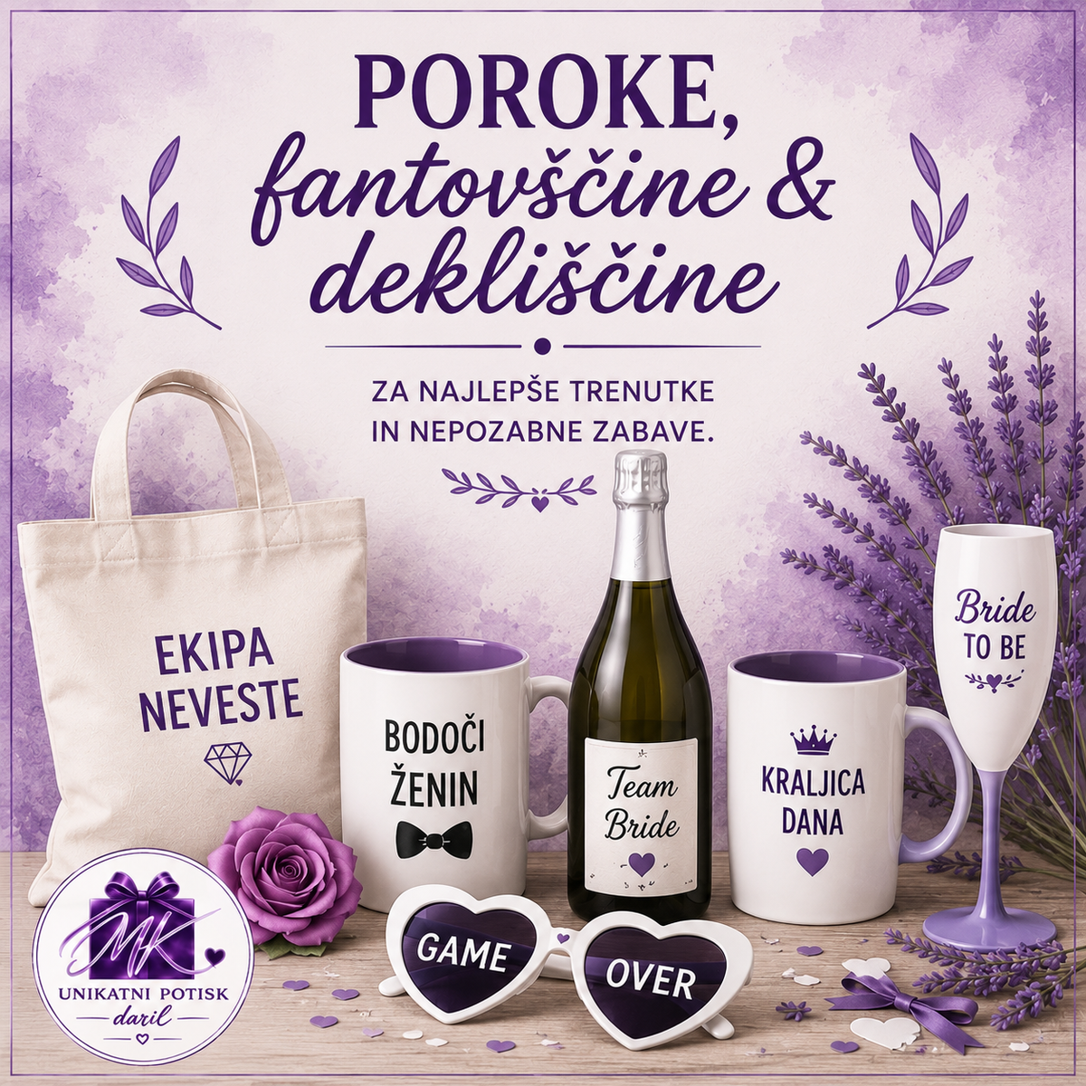 Poroke, Fantovščine & dekliščine