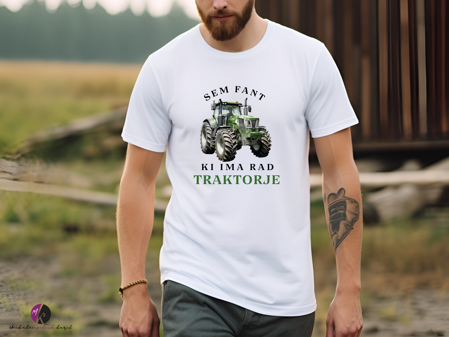 Majica za v traktor - sem fant ki ima rad traktorje