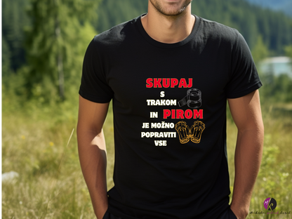 Majica - S pivom je mogoče....