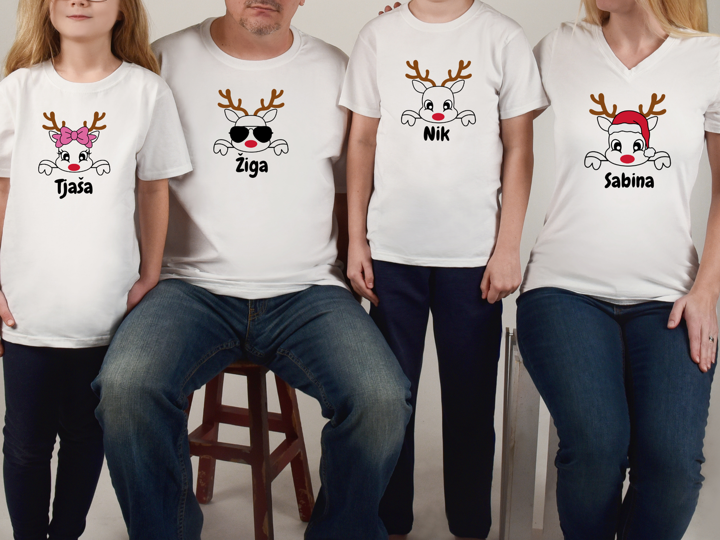 Družinske ujemajoče majice