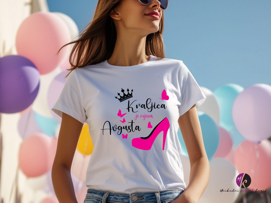 Majica - Kraljica je rojena (mesec po izbiri)