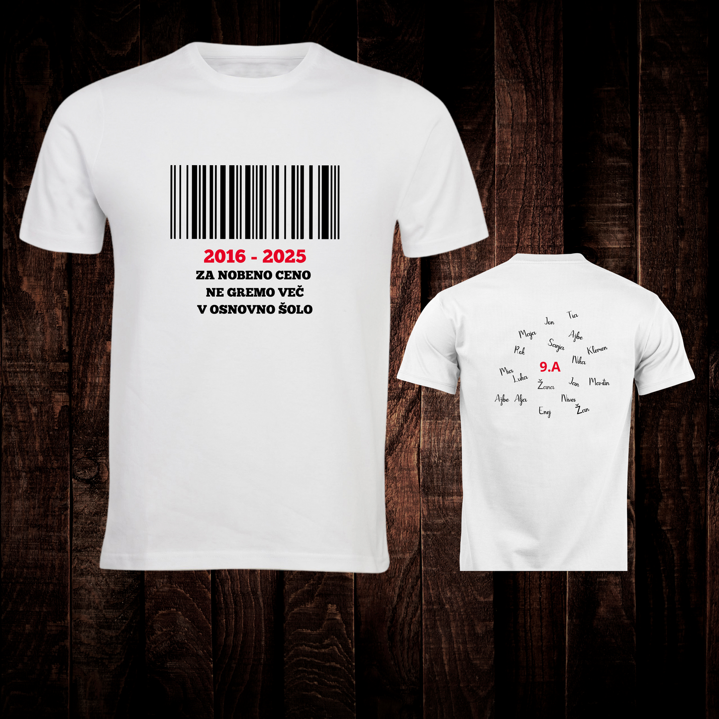 Majica - črtna koda