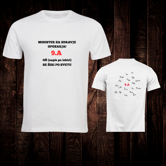 Majica - ministrstvo opozarja