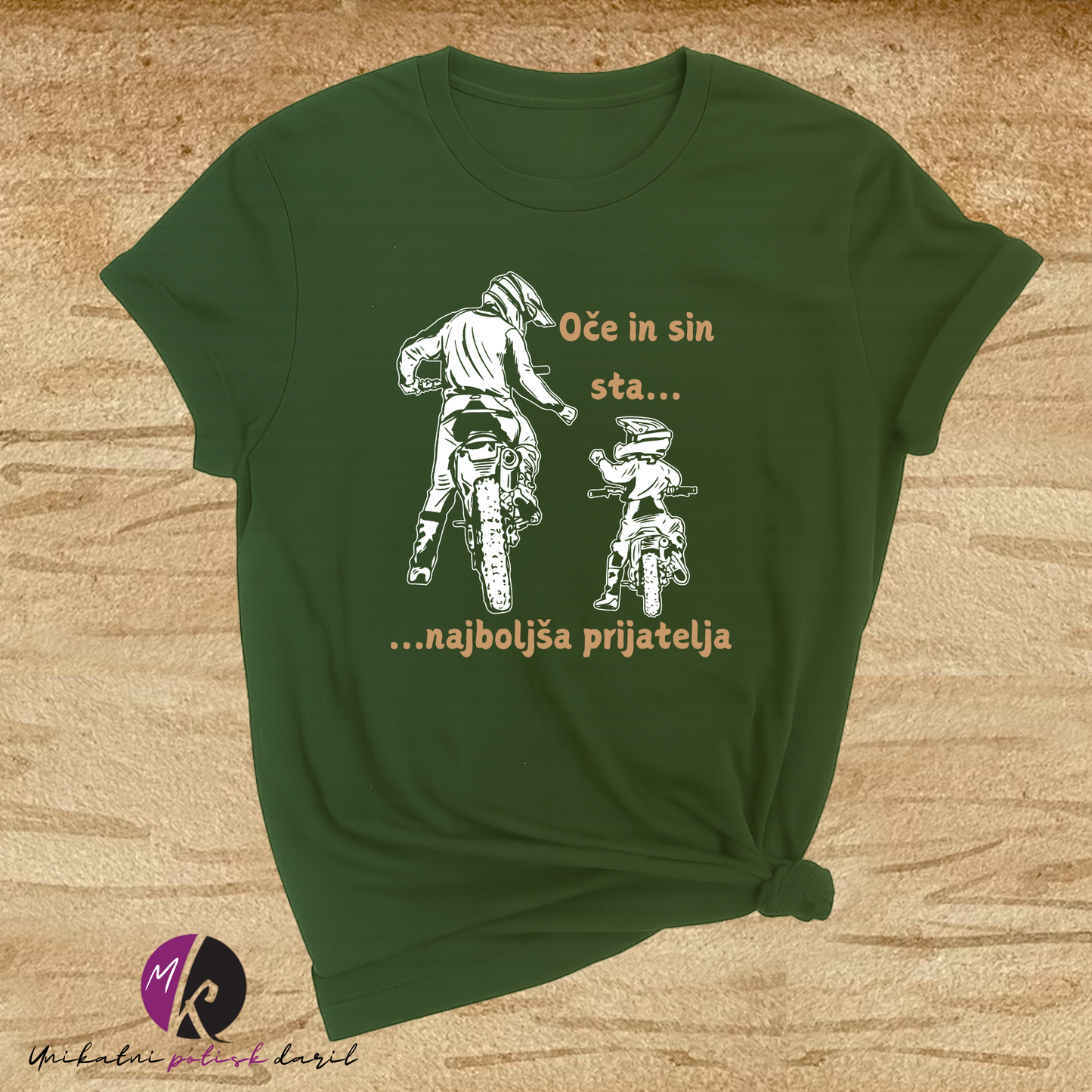 Družinske majice - oče in sin